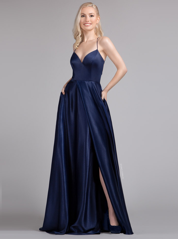 4122D Dress - Navy Blue (Gino Cerruti)